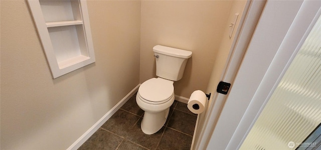 1936 Summit Lake Shore Rd NW, Olympia, WA 98502 - bathroom with toilet and tile patterned floors