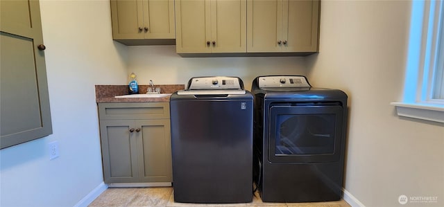 1936 Summit Lake Shore Rd NW, Olympia, WA 98502 - laundry room featuring cabinet space and independent washer and dryer