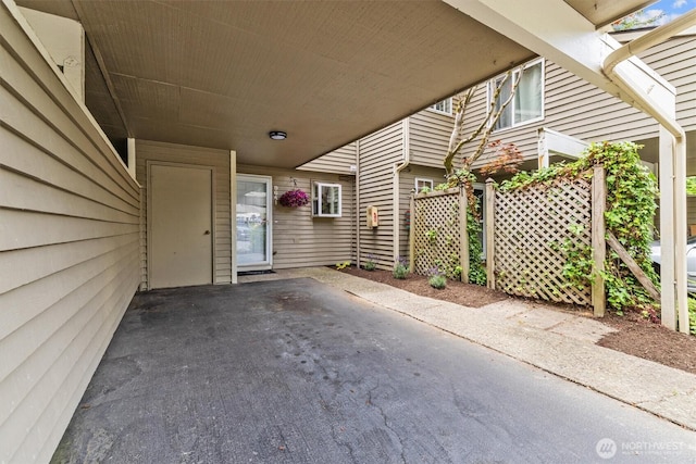 9641 NE 121st Ln, Kirkland, WA 98034 - view of patio with a carport