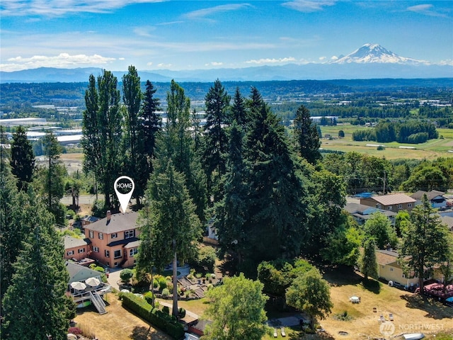 19453 Military Rd S, Seatac, WA 98188 - drone / aerial view of a mountainous background