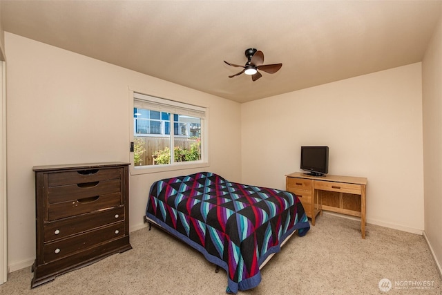 70 Onyx Ln, Sequim, WA 98382 - bedroom with carpet floors and ceiling fan