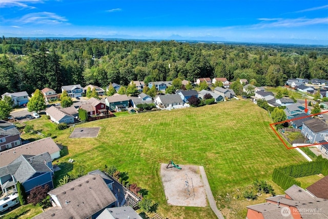 6209 Lincoln Dr, Ferndale, WA 98248 - aerial view of residential area with a forest