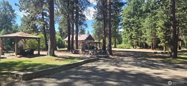 67 Northcott Rd, Winthrop, WA 98862 - view of yard with a gazebo