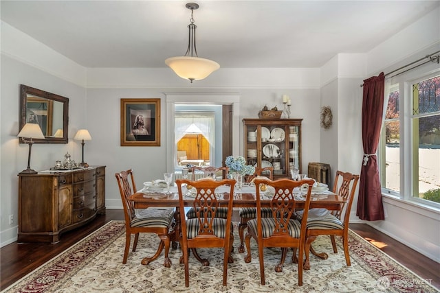 1721 N Steele St, Tacoma, WA 98406 - dining space featuring wood finished floors and baseboards