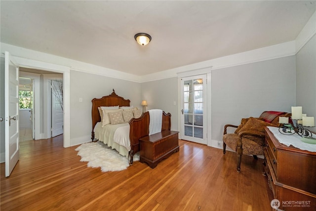 1721 N Steele St, Tacoma, WA 98406 - bedroom featuring light wood-style floors and access to outside