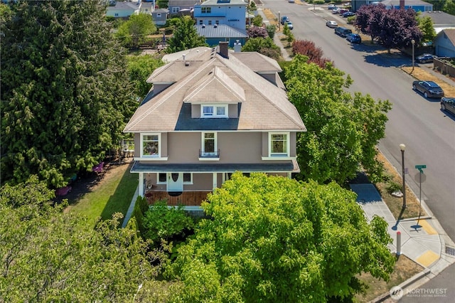 1721 N Steele St, Tacoma, WA 98406 - aerial view of property and surrounding area
