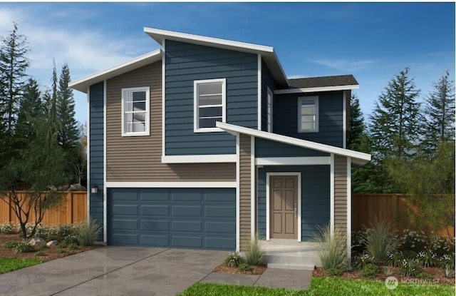 37436 30th Pl S Unit Lot55, Federal Way, WA 98003 - modern home with driveway and an attached garage