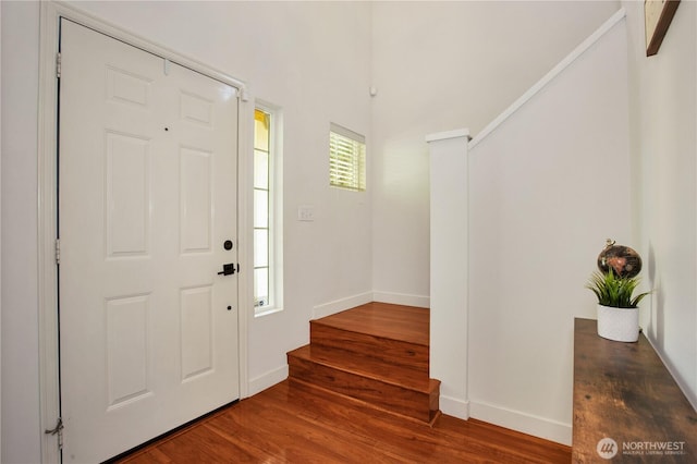 2025 Palisade Blvd, Dupont, WA 98327 - entryway with wood finished floors and baseboards