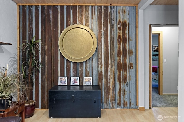 19002 Sorenson Rd SE, Yelm, WA 98597 - detailed view of wood finished floors and wooden walls