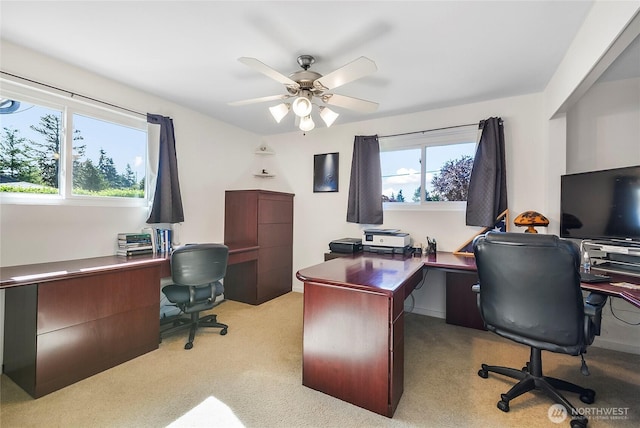 3711 116th St SE, Everett, WA 98208 - office space with light carpet and ceiling fan