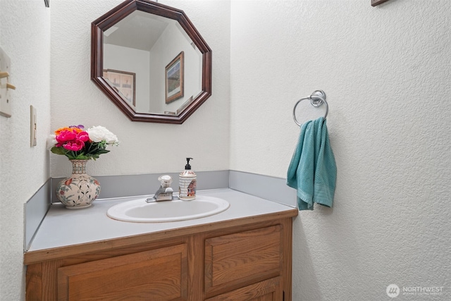 4051 S 159th Ln, Tukwila, WA 98188 - bathroom with vanity and a textured wall