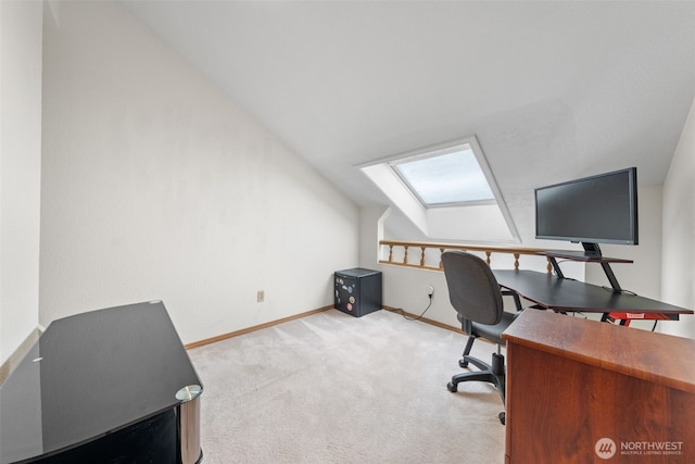 4051 S 159th Ln, Tukwila, WA 98188 - carpeted office with vaulted ceiling and a skylight