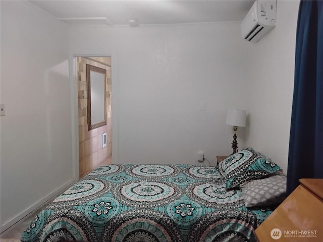 306 Henderson Way E, Tonasket, WA 98855 - bedroom featuring a wall mounted air conditioner
