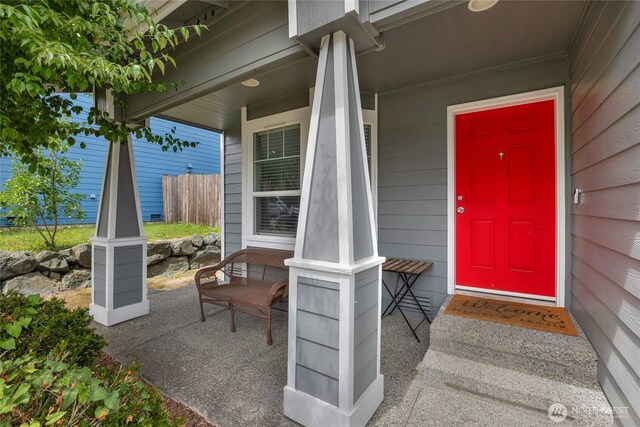 6815 278th St NW, Stanwood, WA 98292 - entrance to property featuring a porch