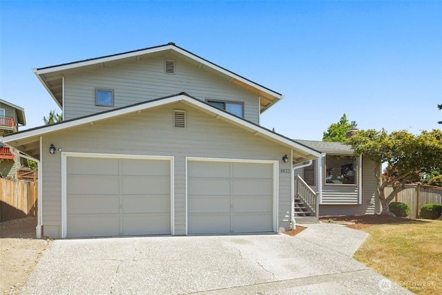 8833 47th Pl W, Mukilteo, WA 98275 - traditional-style house with concrete driveway and a garage