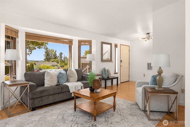 8833 47th Pl W, Mukilteo, WA 98275 - living room with wood finished floors and baseboards