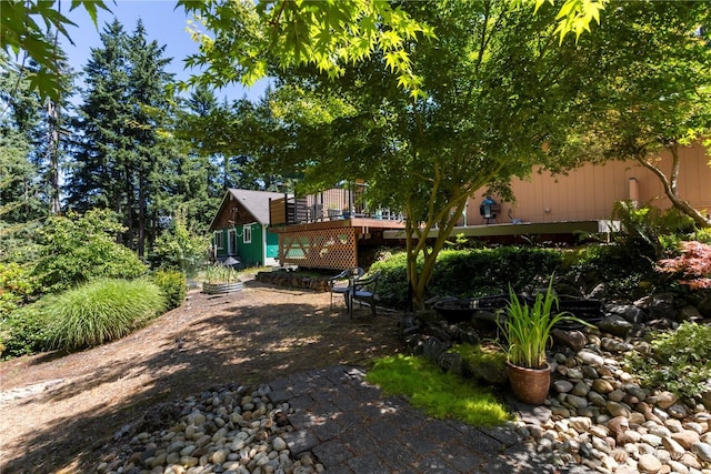 81 E Dunoon Pl, Shelton, WA 98584 - view of front of house with a wooden deck