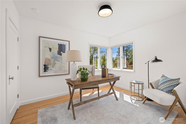 4315 52nd Ave NE, Seattle, WA 98105 - home office with light wood-style flooring