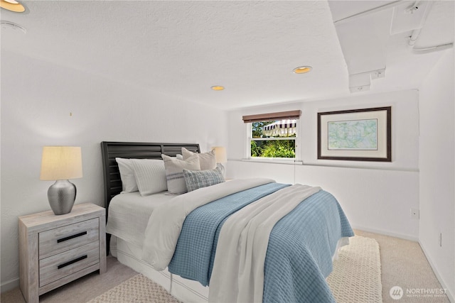 4315 52nd Ave NE, Seattle, WA 98105 - bedroom featuring light carpet and recessed lighting