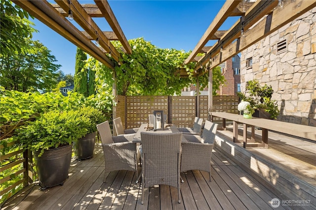 4315 52nd Ave NE, Seattle, WA 98105 - deck with outdoor dining area