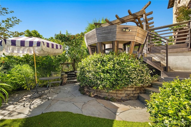 4315 52nd Ave NE, Seattle, WA 98105 - back of house with stairway and a patio