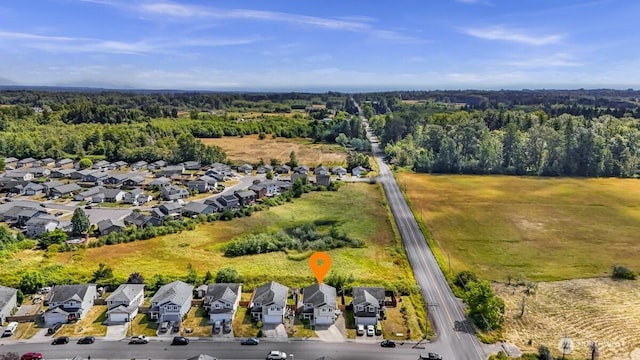 7308 Clamdigger Dr, Blaine, WA 98230 - aerial perspective of suburban area with a forest