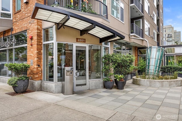 2801 1st Ave Unit 501, Seattle, WA 98121 - entrance to property with brick siding