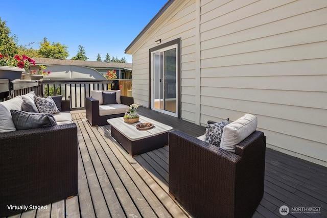 11500 Meridian Ave S Unit 22, Everett, WA 98208 - deck with an outdoor living space