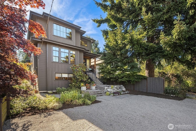 8841 Dibble Ave NW, Seattle, WA 98117 - view of front of house with stairs