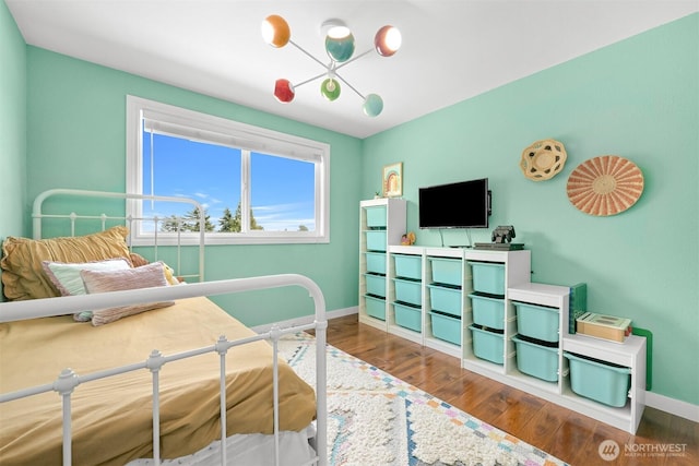 6002 Ridgeview Pl, Ferndale, WA 98248 - bedroom featuring baseboards and wood finished floors