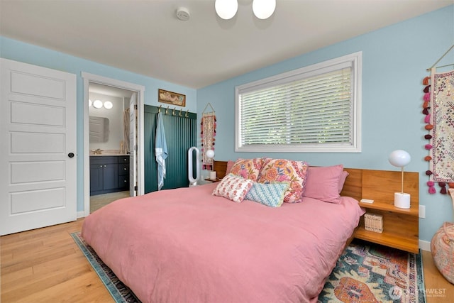 6002 Ridgeview Pl, Ferndale, WA 98248 - bedroom featuring wood finished floors and ensuite bath