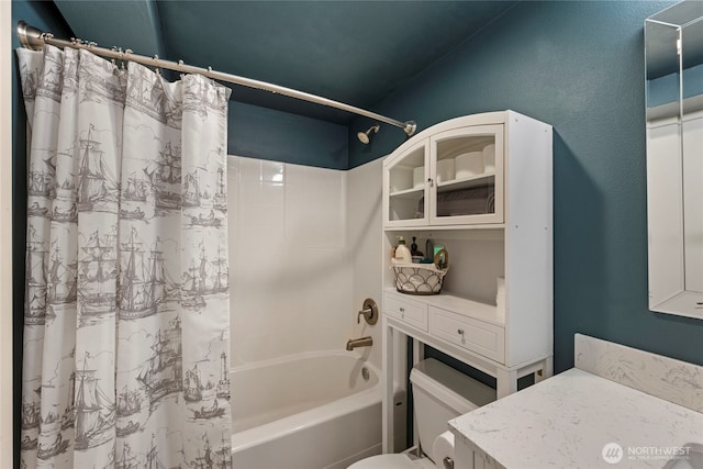 922 SW 160th St, Burien, WA 98166 - bathroom with shower / bath combo with shower curtain and vanity