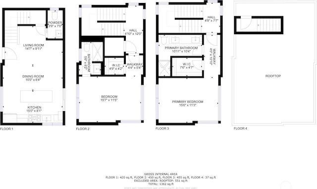 1804 25th Ave Unit A, Seattle, WA 98122 - view of property floor plan