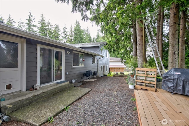 717 Judith Ct, Aberdeen, WA 98520 - view of yard with a deck and entry steps