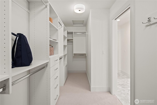 331 18th Ave, Kirkland, WA 98033 - spacious closet with light colored carpet and attic access
