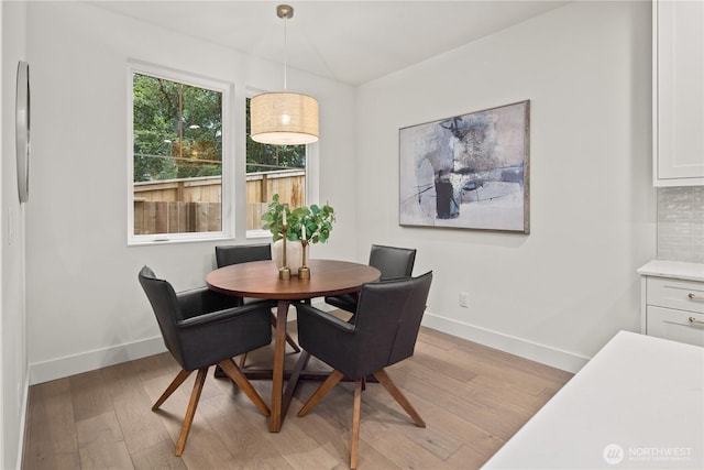 333 18th Ave, Kirkland, WA 98033 - dining space with baseboards and light wood finished floors