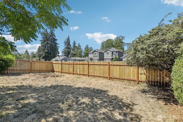 11303 Park Ave S, Tacoma, WA 98444 - fenced backyard with a residential view