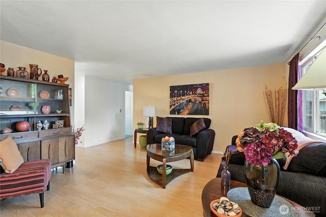 2102 35th Ave, Longview, WA 98632 - living area featuring wood finished floors and baseboards
