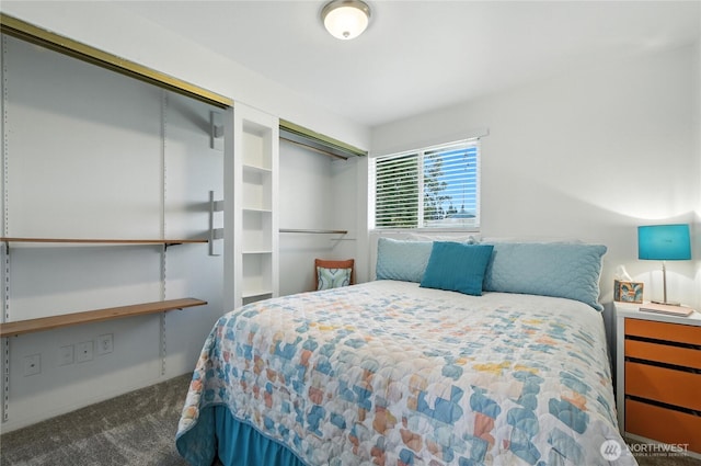 2102 35th Ave, Longview, WA 98632 - carpeted bedroom featuring a closet