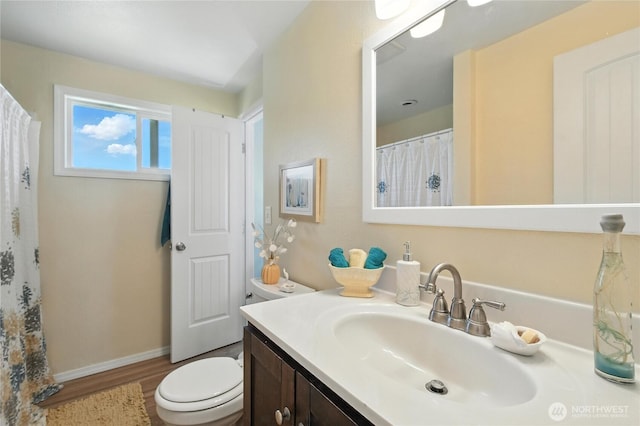2102 35th Ave, Longview, WA 98632 - bathroom with vanity and wood finished floors