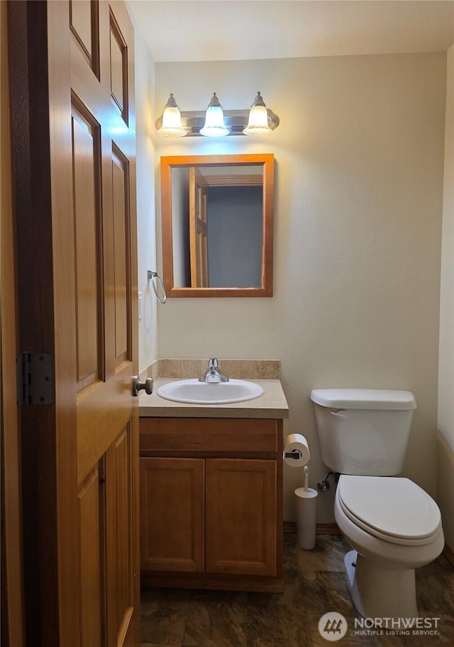 408 Eddy Ct, Port Townsend, WA 98368 - half bath featuring vanity and toilet