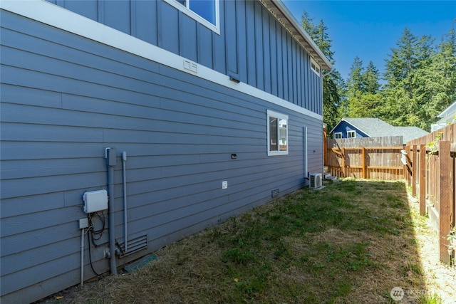 408 Eddy Ct, Port Townsend, WA 98368 - view of side of property featuring board and batten siding and a cooling unit