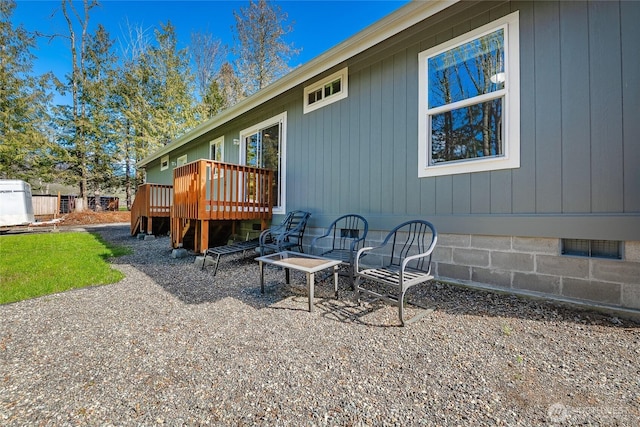3563 Sweet Rd, Blaine, WA 98230 - rear view of property with a deck