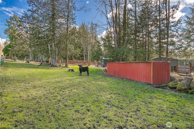 3563 Sweet Rd, Blaine, WA 98230 - view of yard featuring an outbuilding