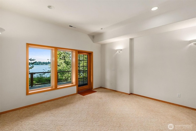 6701 Macintosh Ct SE, Olympia, WA 98513 - spare room with carpet flooring and recessed lighting