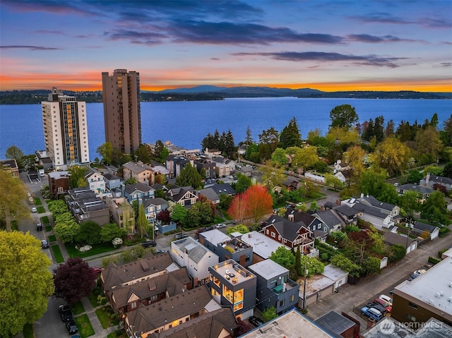1629 42nd Ave E Unit B, Seattle, WA 98112 - aerial view of a large body of water