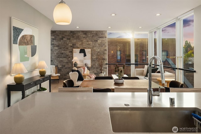 1629 42nd Ave E Unit B, Seattle, WA 98112 - building lobby featuring recessed lighting and floor to ceiling windows