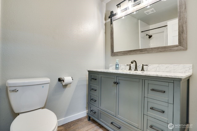 8106 186th Street Ct E, Puyallup, WA 98375 - bathroom with vanity and wood finished floors