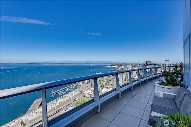1521 2nd Ave Unit 2303, Seattle, WA 98101 - balcony featuring a water view