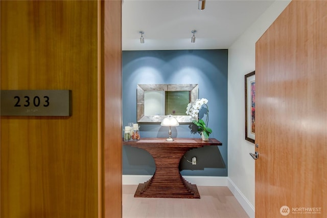 1521 2nd Ave Unit 2303, Seattle, WA 98101 - detailed view of baseboards and wood finished floors